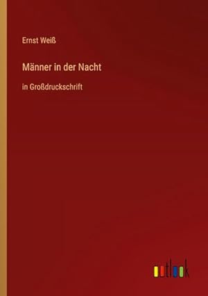 Image du vendeur pour Mnner in der Nacht mis en vente par BuchWeltWeit Ludwig Meier e.K.