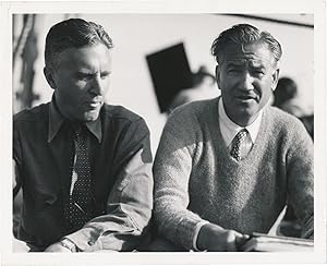 Bild des Verkufers fr Captains Courageous (Original photograph of Victor Fleming and Bill Lewis on the set of the 1937 film) zum Verkauf von Royal Books, Inc., ABAA