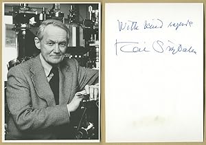 Image du vendeur pour Kai Siegbahn (1918-2007) - Back signed photo mis en vente par PhP Autographs