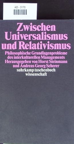 Bild des Verkufers fr Zwischen Universalismus und Relativismus. zum Verkauf von Antiquariat Bookfarm