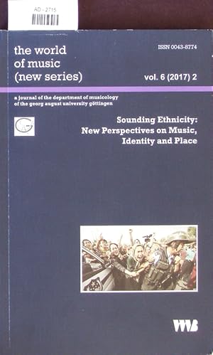 Seller image for Sounding ethnicity. New perspectives on music, identity and place. for sale by Antiquariat Bookfarm