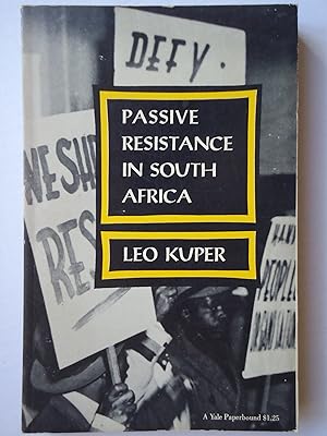 Immagine del venditore per PASSIVE RESISTANCE IN SOUTH AFRICA venduto da GfB, the Colchester Bookshop