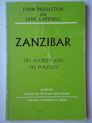Seller image for ZANZIBAR. Its Society and its Politics for sale by GfB, the Colchester Bookshop