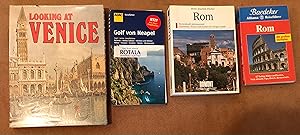 Konvolut: 8 Reiseführer/ -souvenirs Paris, Côte dAzur, Venedig, Neapel, Rom