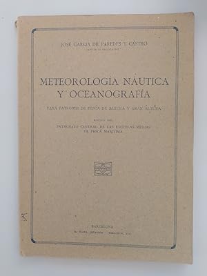 Seller image for Meteorologa nutica y oceanografa. for sale by TraperaDeKlaus