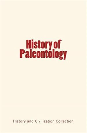 Seller image for History of Paleontology for sale by GreatBookPrices