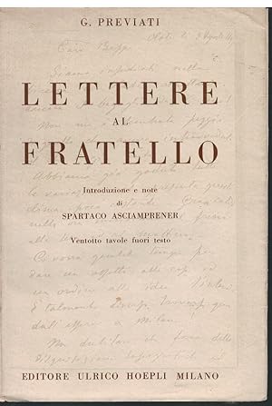 Seller image for Lettere al fratello for sale by Books di Andrea Mancini