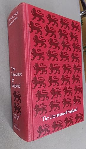 Seller image for The Literature of England, Volume Two for sale by Baggins Book Bazaar Ltd
