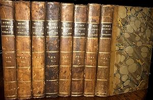 The History of England, 8 Volumes. 1822, Leather Binding