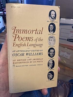Image du vendeur pour immortal poems of the english language mis en vente par A.C. Daniel's Collectable Books