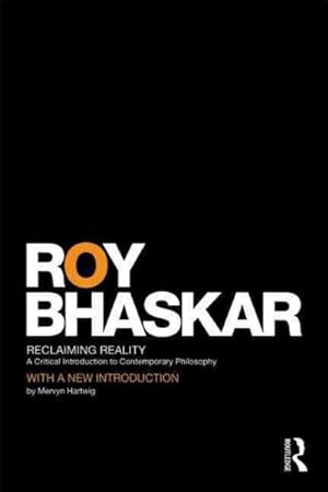 Imagen del vendedor de Reclaiming Reality : A Critical Introduction to Contemporary Philosophy a la venta por GreatBookPrices