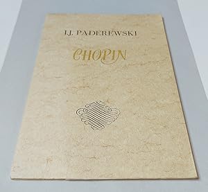 Chopin (Bibliophilic Print Issued on the 50th Anniversary of the Death of I.J. Paderewski)