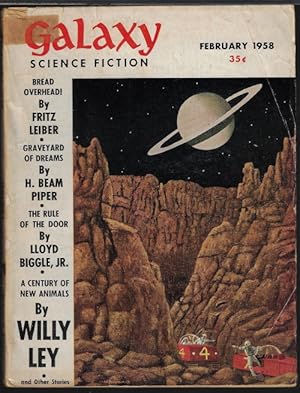 Imagen del vendedor de GALAXY Science Fiction: February, Feb. 1958 a la venta por Books from the Crypt