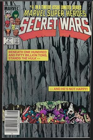 Seller image for MARVEL SUPER HEROES SECRET WARS No. 4, Aug 1984 for sale by Books from the Crypt