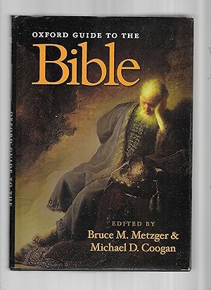 Imagen del vendedor de THE OXFORD GUIDE TO THE BIBLE. a la venta por Chris Fessler, Bookseller