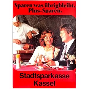 Seller image for Sparen was brigbleibt. Plus-Sparen. [Plakat] for sale by Schrmann und Kiewning GbR