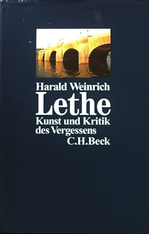 Bild des Verkufers fr Lethe - Kunst und Kritik des Vergessens. zum Verkauf von books4less (Versandantiquariat Petra Gros GmbH & Co. KG)