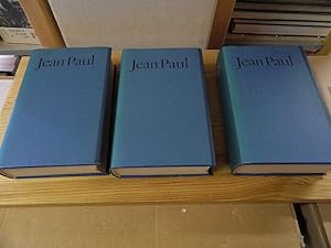 Bild des Verkufers fr Jean Paul. Werke in drei Bnden-komplett. Jubilumsbibliothek der deutschen Literatur zum Verkauf von Versandantiquariat Schfer