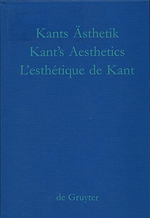 Immagine del venditore per Kants sthetik - Kant's Aesthetics - L'esthtique de Kant venduto da avelibro OHG