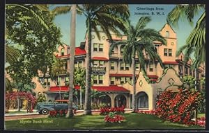 Postcard Jamaica, Myrtle Bank Hotel