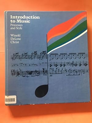 Seller image for Introduction to Music. Processes and Style for sale by Libreria Anticuaria Camino de Santiago