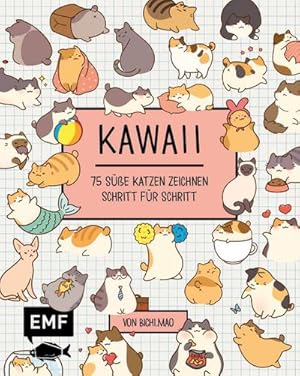 Immagine del venditore per Kawaii: 75 se Katzen zeichnen - Mit Schritt-Anleitungen venduto da Rheinberg-Buch Andreas Meier eK