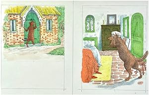 Seller image for Original pen, ink, and watercolour illustrations for "Little Red Riding-Hood". for sale by Henry Sotheran Ltd