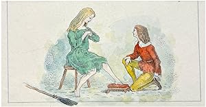 Seller image for Original pen, ink, and watercolour illustration for "Cinderella". for sale by Henry Sotheran Ltd