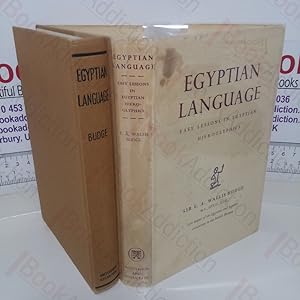 Immagine del venditore per Egyptian Language: Easy Lessons in Egyptian Hieroglyphics with Sign List venduto da BookAddiction (ibooknet member)