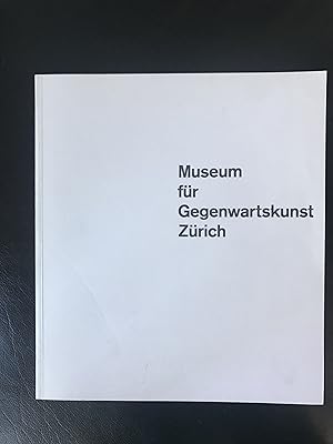 Bild des Verkufers fr Museum fr Gegenwartskunst Zrich (German/English/French) zum Verkauf von Antiquariat UEBUE