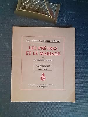 Bild des Verkufers fr Le douloureux dbat - Les prtres et le mariage zum Verkauf von Librairie de la Garenne