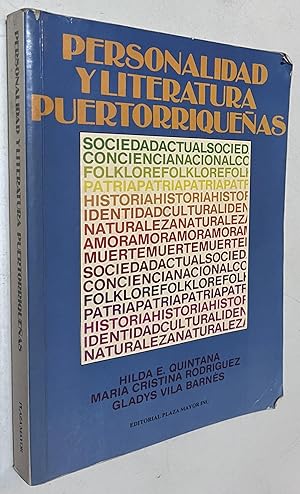 Seller image for Personalidad y Literatura Puertorriqueñas (Antologías) for sale by Once Upon A Time