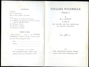 Seller image for Original Vintage Order Form | English Windmills for sale by Little Stour Books PBFA Member