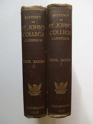 Seller image for History of the College of St. John the Evangelist, Cambridge. In 2 Volumes. for sale by GREENSLEEVES BOOKS