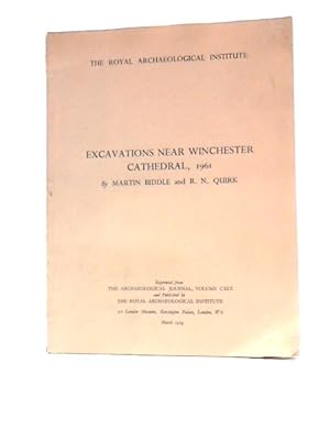 Imagen del vendedor de Excavations Near Winchester Cathedral, 1961 a la venta por World of Rare Books