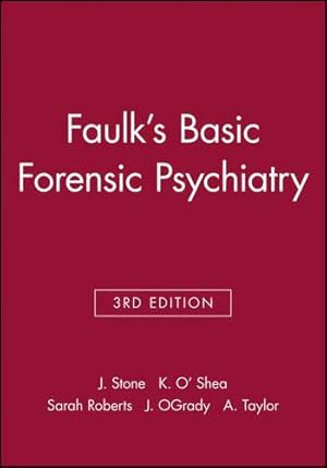 Imagen del vendedor de Faulks Basic Forensic Psychiatry 3e a la venta por WeBuyBooks