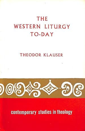 Imagen del vendedor de Western Liturgy Today a la venta por M Godding Books Ltd