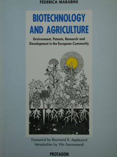 Image du vendeur pour Biotechnology and agriculture: environment, patents, research and development in the European Community mis en vente par EDITORIALE UMBRA SAS