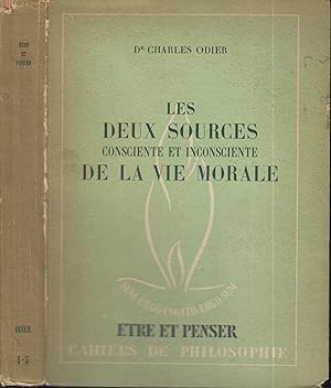 Bild des Verkufers fr Les deux sources consciente et inconsciente de la vie morale zum Verkauf von PRISCA