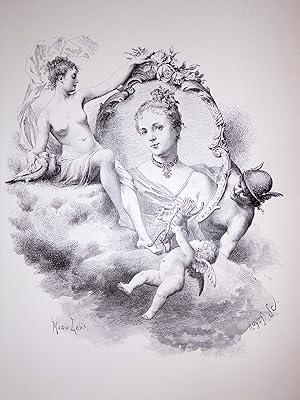 Histoire de Manon Lescaut et du chevalier Des Grieux. Préface de Guy de Maupassant. Illustrations...