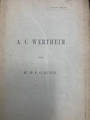 A.C. Wertheim.1832-1897