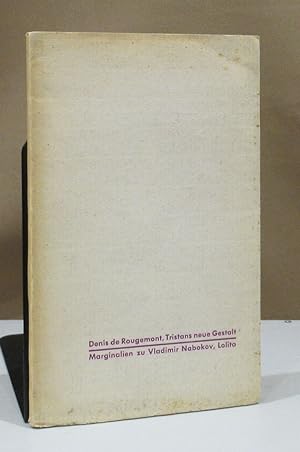 Seller image for Tristans neue Gestalt. Marginalien zu Vladimir Nabokov, Lolita. for sale by Dieter Eckert