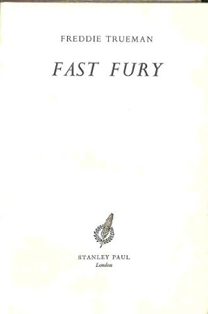 Seller image for FAST FURY. for sale by WeBuyBooks