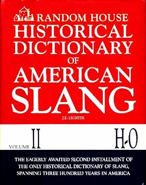 Seller image for Random House Historical Dictionary of American Slang : H-o - Random House for sale by Book Hmisphres