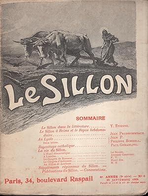 Bild des Verkufers fr Le Sillon - 4 Anne (2 srie) - N 6 - 25 Septembre 1905. zum Verkauf von PRISCA