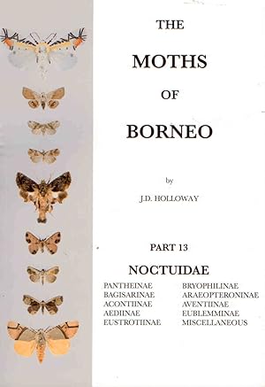 Image du vendeur pour The Moths of Borneo 13: Noctuidae: Pantheinae, Bagisarinae, Acontiinae, Aediinae, Eustrotiinae, Bryophilinae, Araeopteroninae, Aventiinae, Eublemminae mis en vente par PEMBERLEY NATURAL HISTORY BOOKS BA, ABA