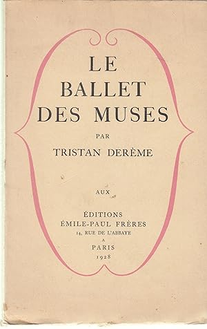 Bild des Verkufers fr Le Ballet des Muses. - Pomes. zum Verkauf von PRISCA