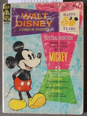 Image du vendeur pour Walt Disney Comics Digest #40 (4/1973 Gold Key Pub) Special MICKEY MOUSE issue; mis en vente par Comic World