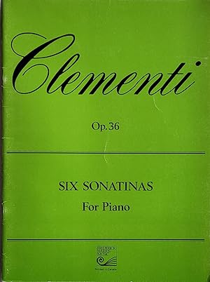 Seller image for Six Sonatinas for Piano, op. 36 for sale by Moneyblows Books & Music