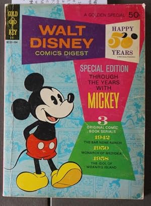 Image du vendeur pour Walt Disney Comics Digest #40 (4/1973 Gold Key Pub) Special MICKEY MOUSE issue; mis en vente par Comic World